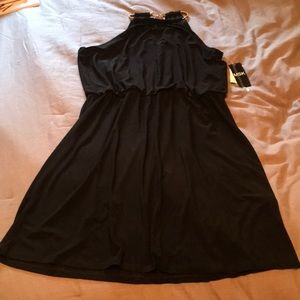 NWT Black sleeveless dress